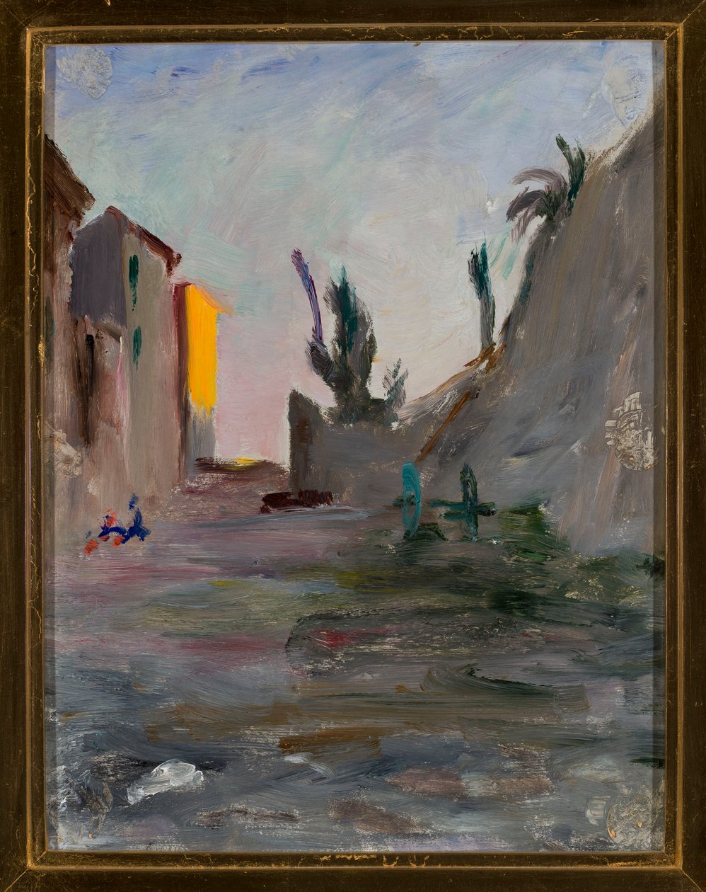 Avond in Bordighera. Van een reis naar Italië door Jan Ciągliński