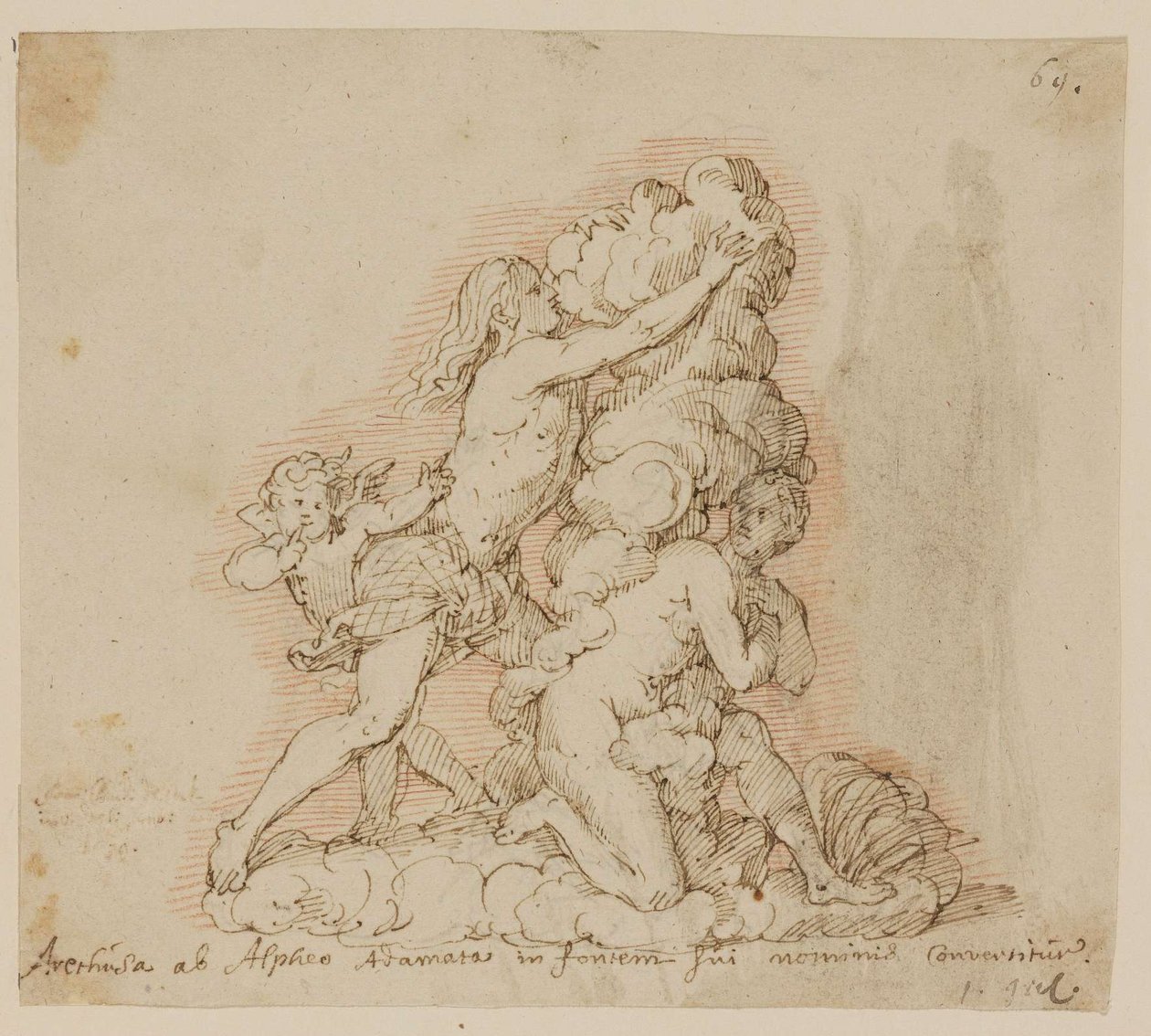Alphaeus en Arethusa door Jan Claudius de Cock