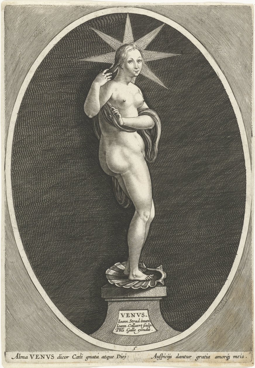 Venus door Jan Collaert (II)