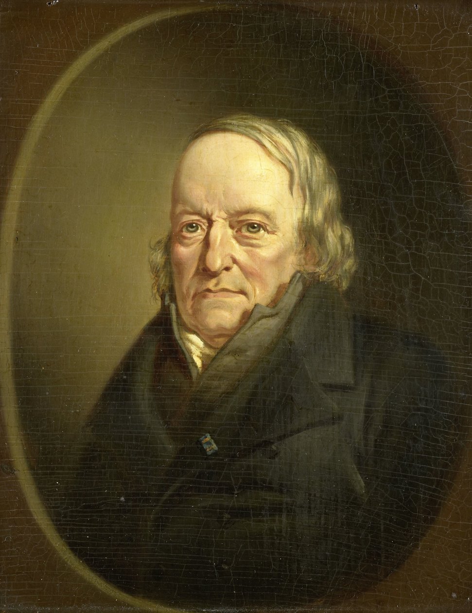 Portret van Johannes Kinker, dichter en filosoof, professor in Luik door Jan Cornelis van Rossum
