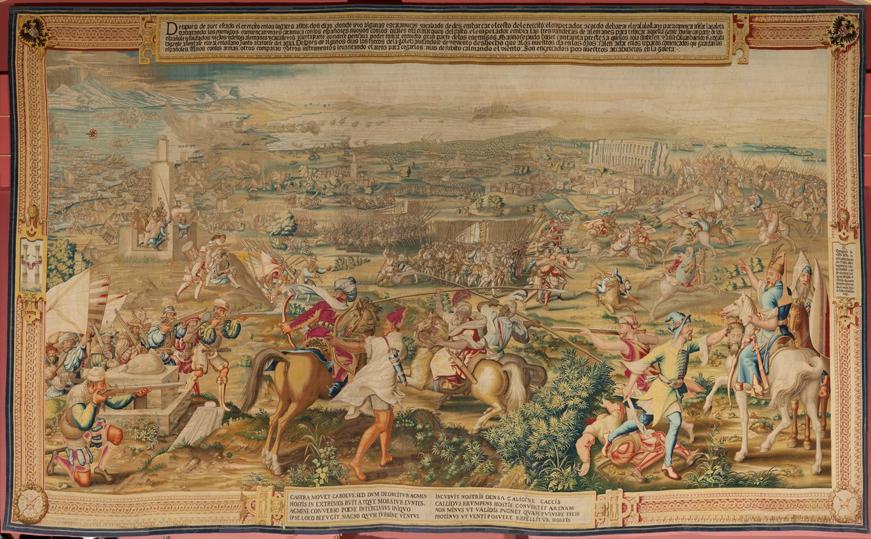 De aanval op La Goleta (detail) door Jan Cornelisz Vermeyen