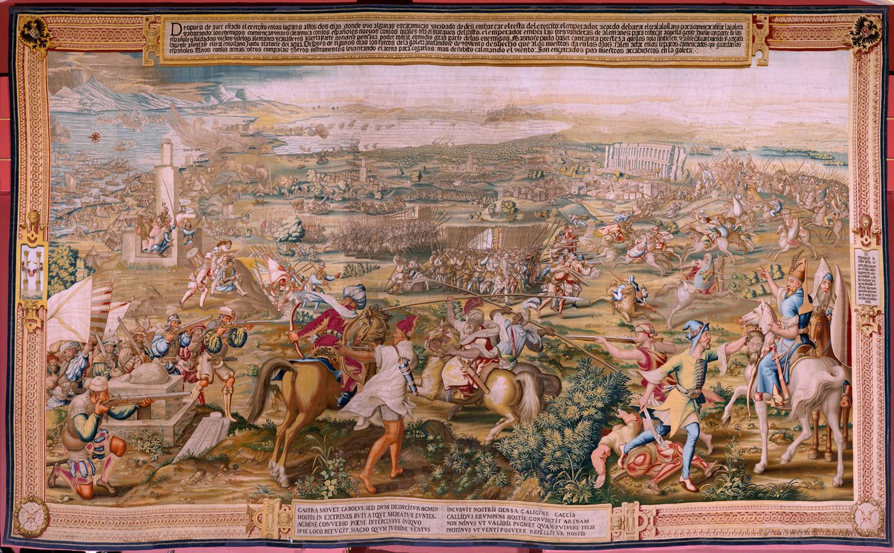 De aanval op La Goleta (detail) door Jan Cornelisz Vermeyen