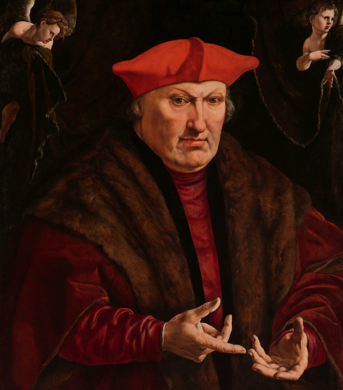 Portret van Erard de la Marck door Jan Cornelisz Vermeyen