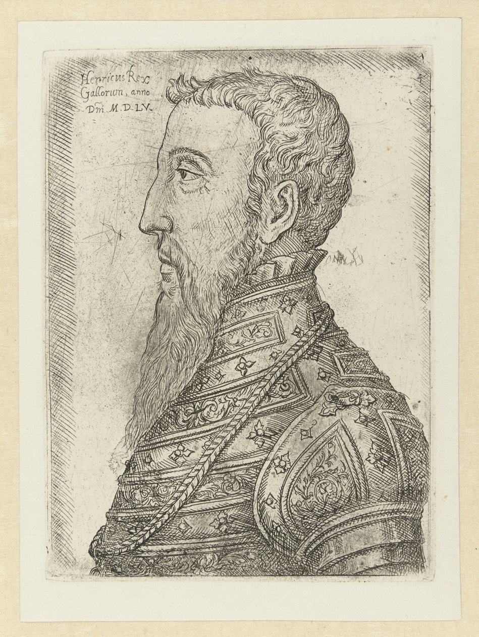 Portret van Hendrik II door Jan Cornelisz Vermeyen