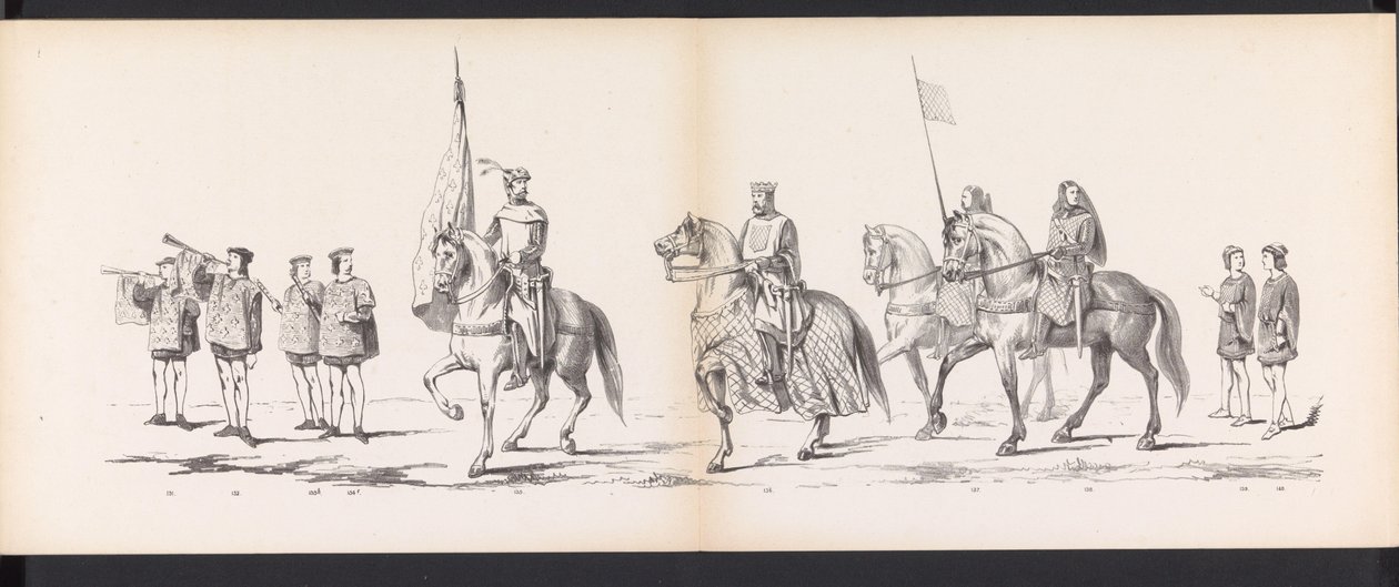 Maskerade van de Leidse studenten, 1865 (plaat 11) door Jan Daniël Cornelis Carel Willem baron de Constant Rebecque
