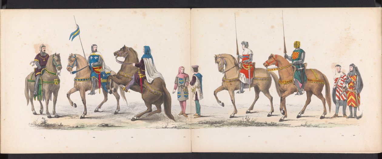Maskerade van de Leidse studenten, 1865 (plaat 14) door Jan Daniël Cornelis Carel Willem baron de Constant Rebecque