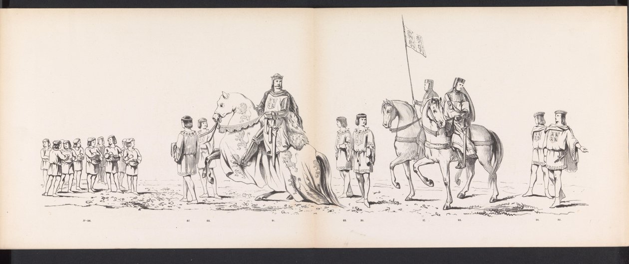 Maskerade van de Leidse studenten, 1865 (plaat 7) door Jan Daniël Cornelis Carel Willem baron de Constant Rebecque