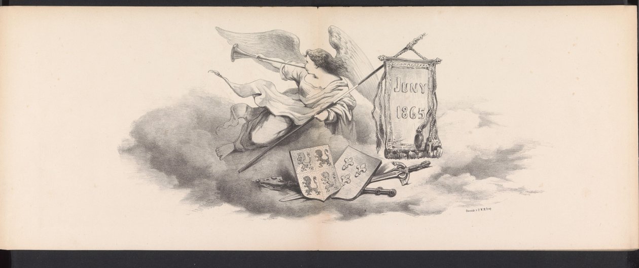 Maskerade van de Leidse studenten, 1865 door Jan Daniël Cornelis Carel Willem baron de Constant Rebecque