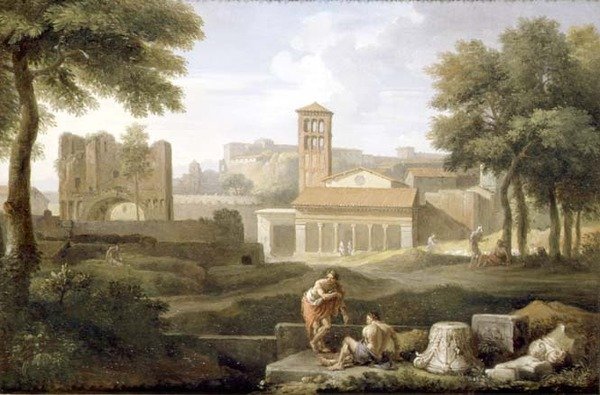 Uitzicht op Tivoli door Jan Frans van Bloemen