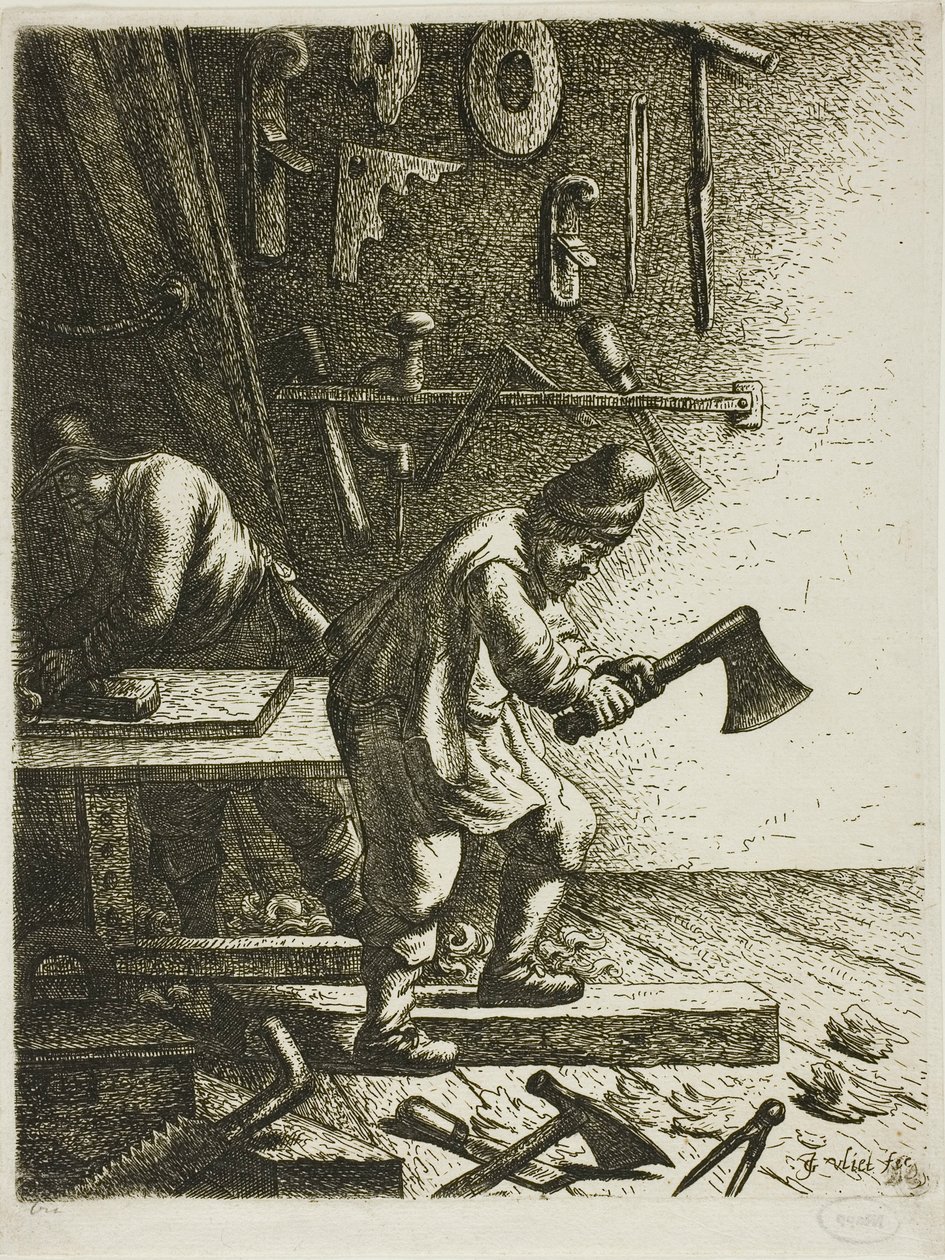 De Timmerman door Jan Georg van Vliet