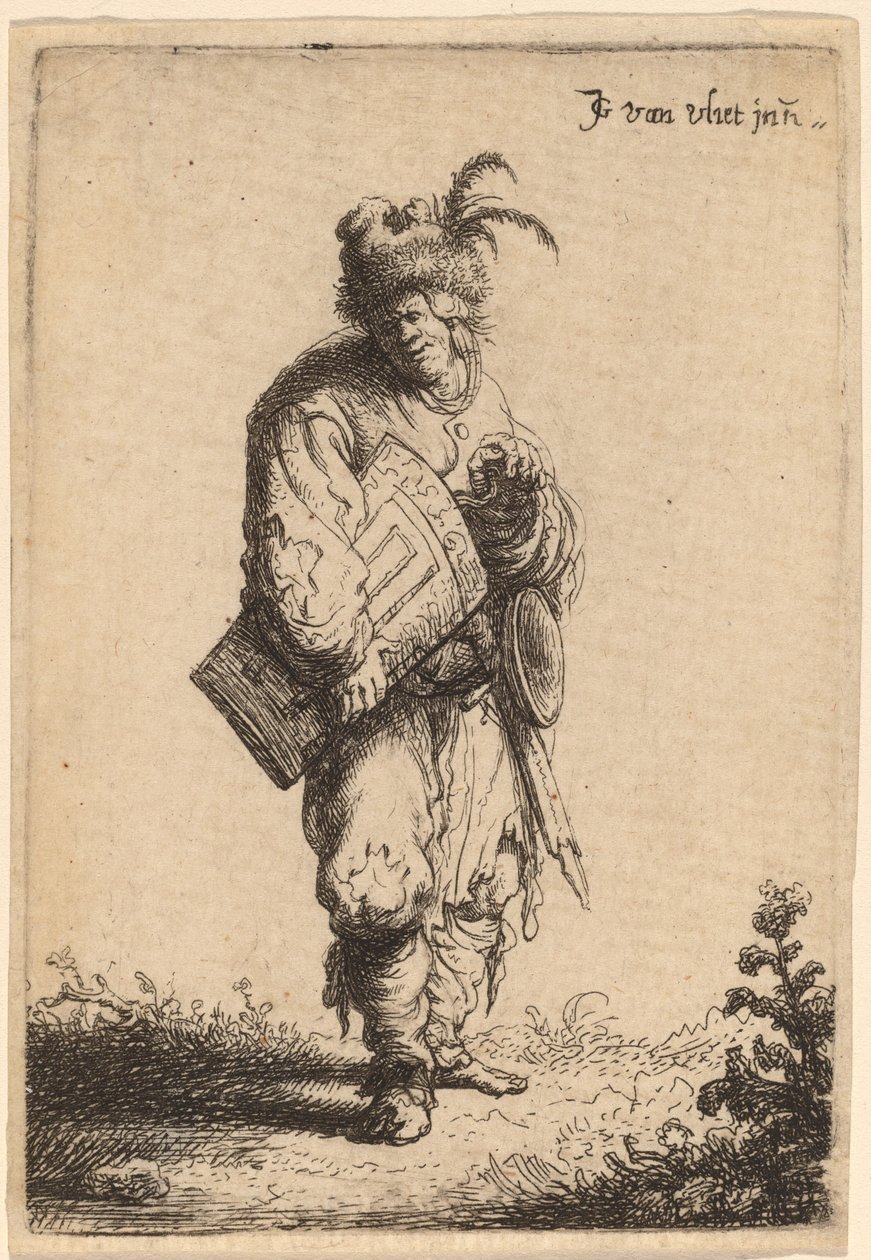 De Draaiorgelspeler door Jan Georg van Vliet