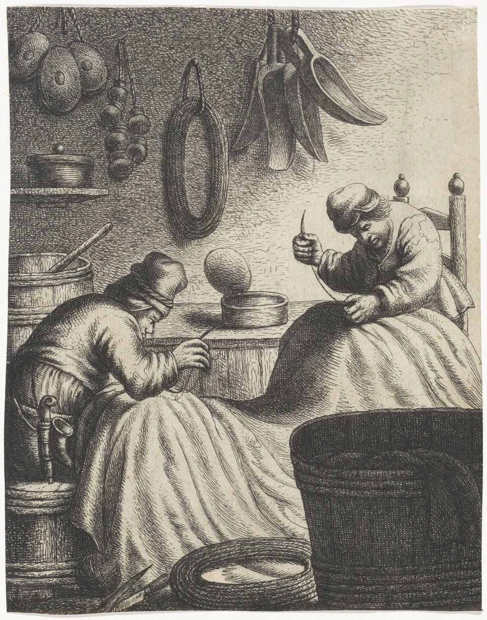 Zeilmakers door Jan Gillisz. van Vliet