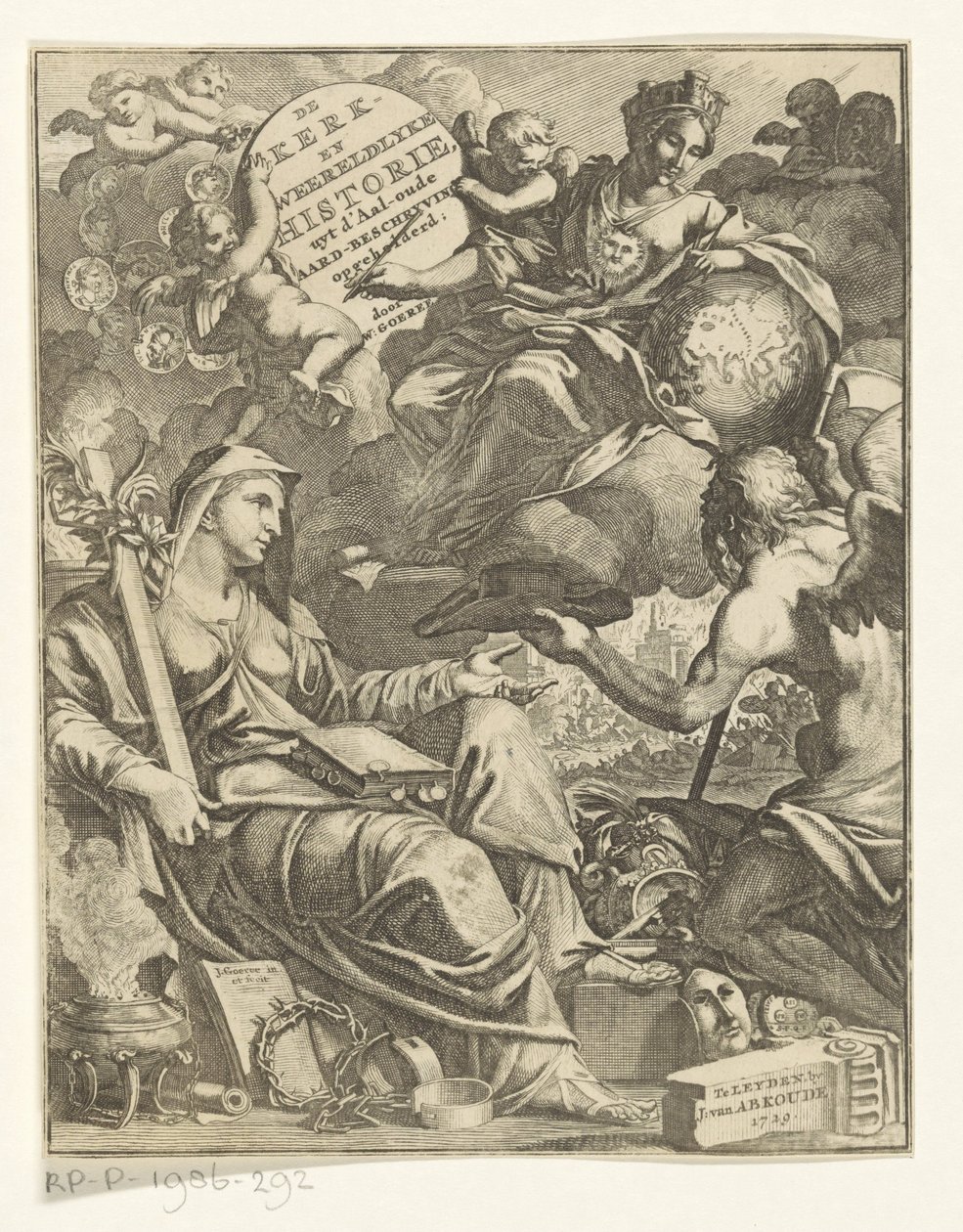 Allegorie op de kerk- en wereldgeschiedenis door Jan Goeree