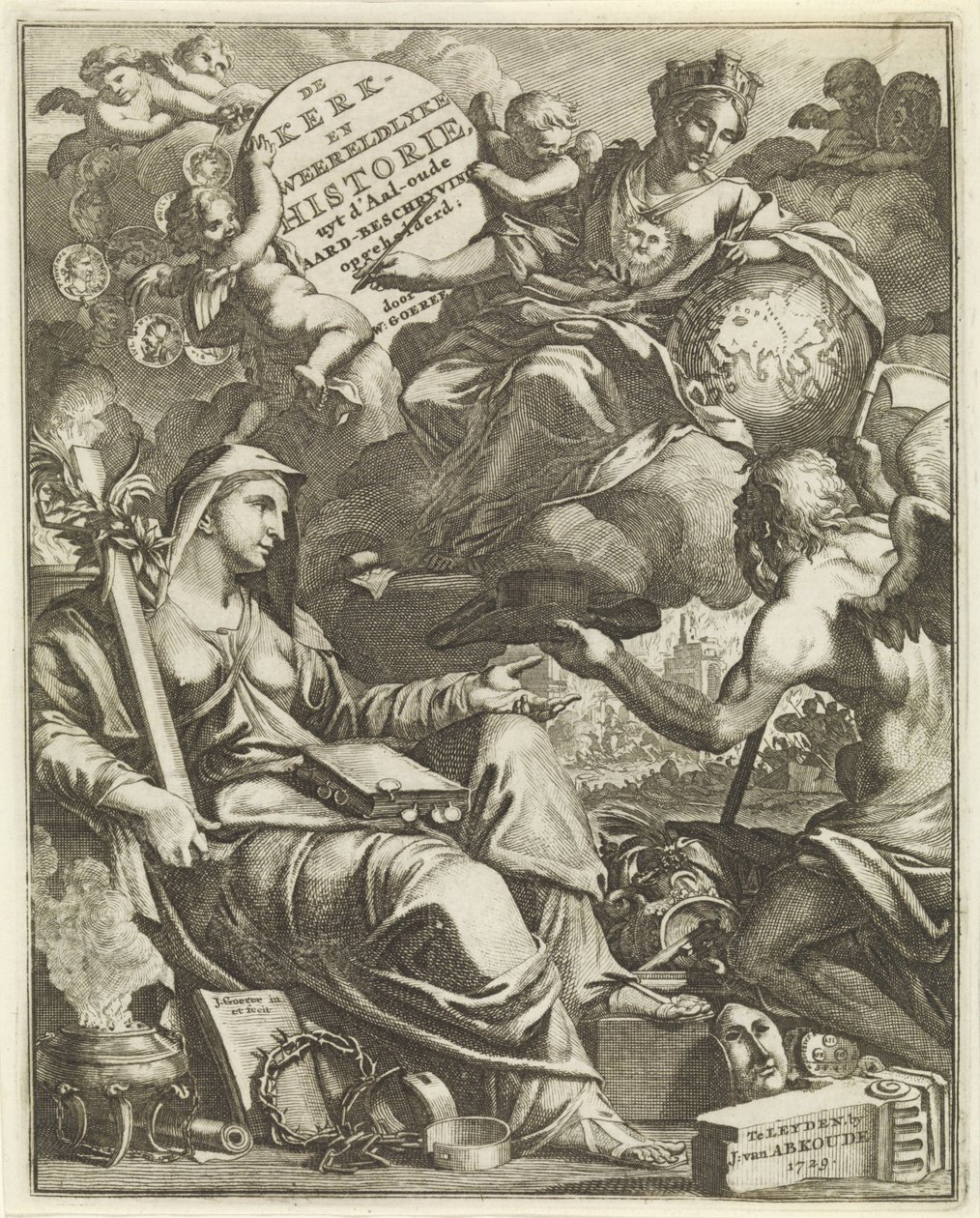 Allegorie op de kerk- en wereldgeschiedenis door Jan Goeree