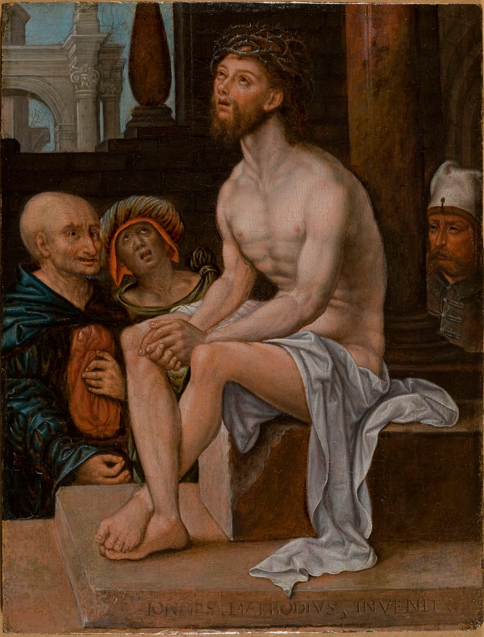 Christus op de koude steen door Jan Gossaert
