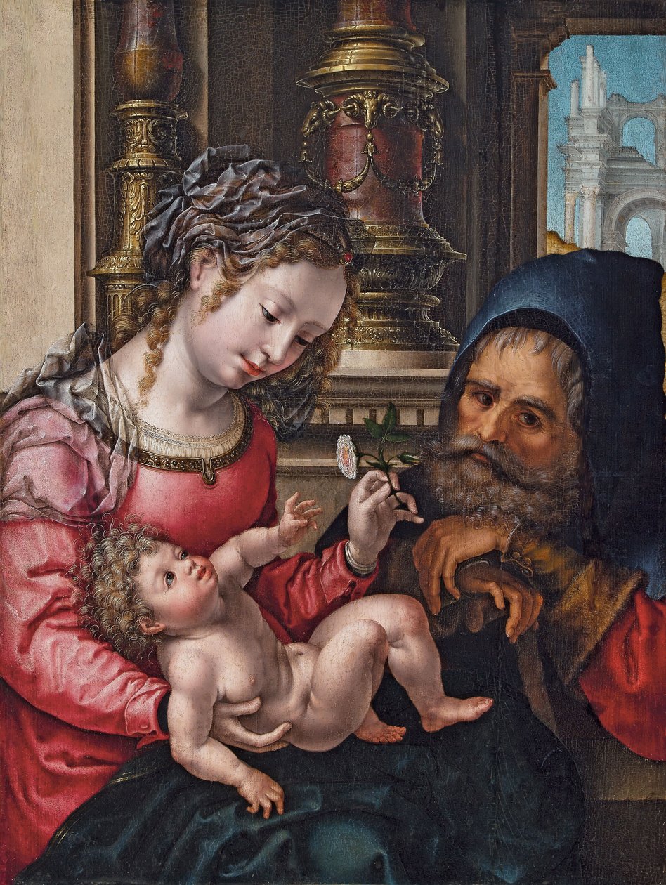 De Heilige Familie door Jan Gossaert