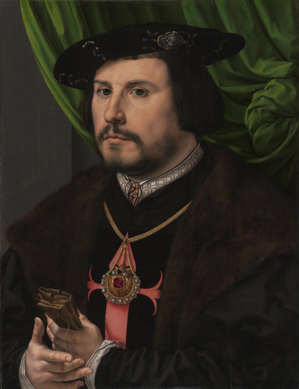 Portret van Francisco de los Cobos y Molina door Jan Gossaert