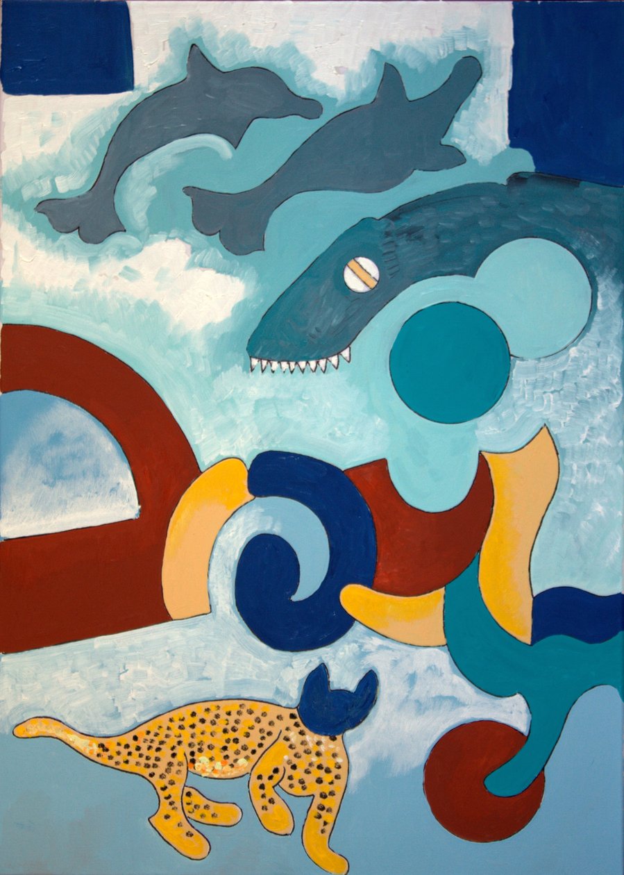 De Luipaard heeft een Blauwe Kop, 2009 door Jan Groneberg