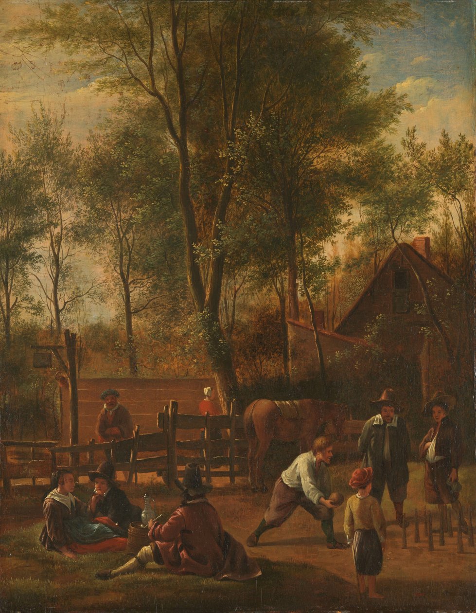 De bowlers door Jan Havicksz. Steen
