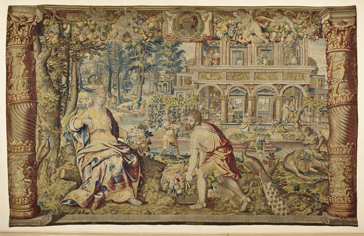 Vertumnus en Pomona, ca. 1630 door Jan II Raes