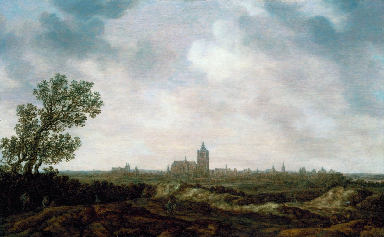 Een uitzicht op Arnhem, 1633 door Jan Josephsz van Goyen