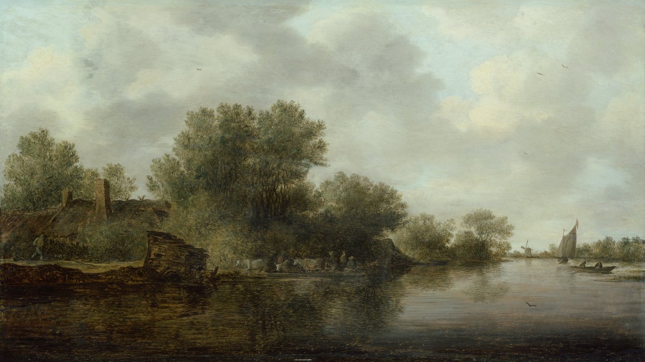 Landschap door Jan Josephsz van Goyen