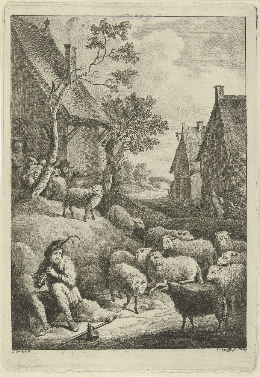 Schaapherder door Jan Lauwryn Krafft (I)