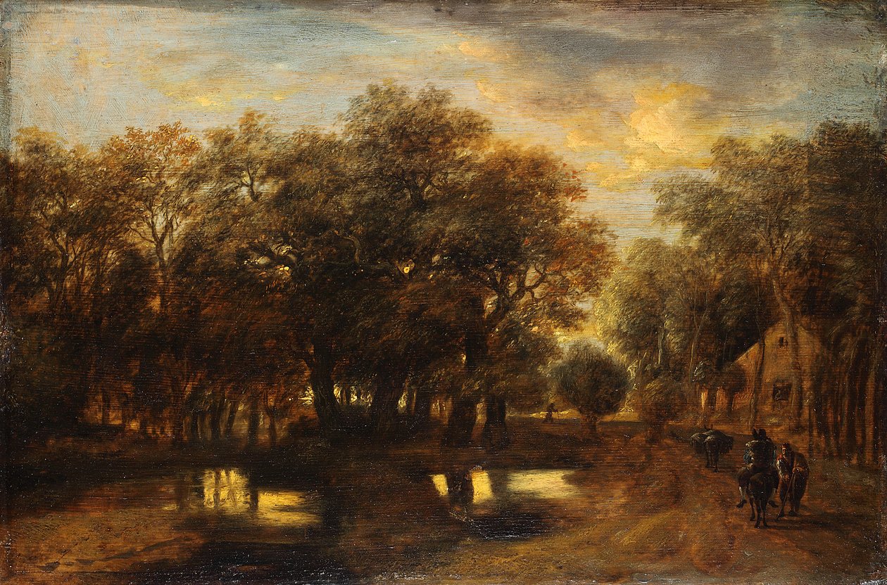 Avondlandschap door Jan Lievens