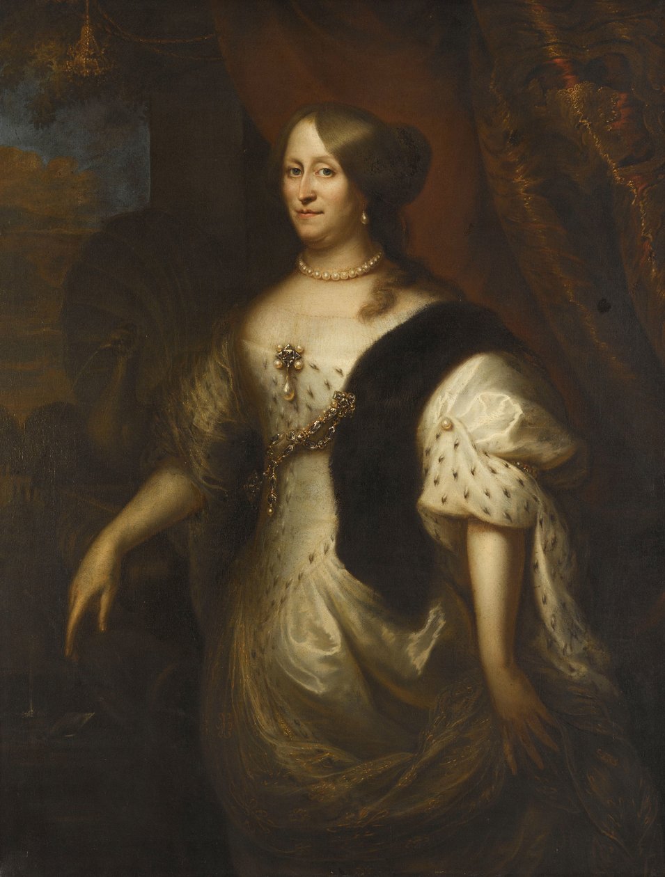 Cornelia Teding van Berkhout (1614-80), vrouw van Maerten Harpertsz Tromp door Jan Lievens