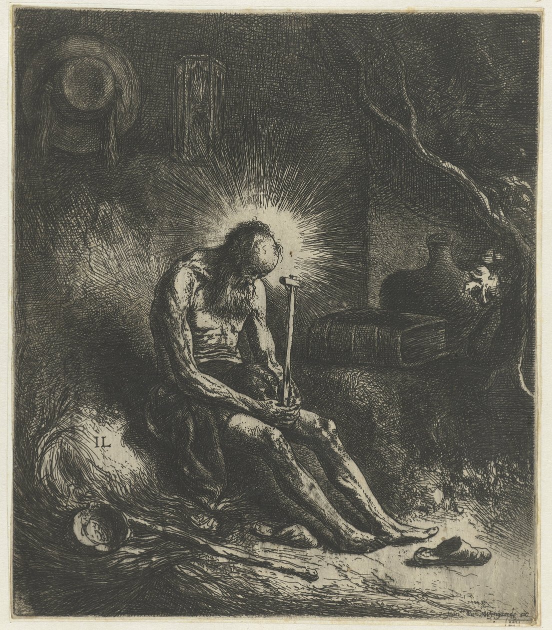 Heilige Hieronymus door Jan Lievens