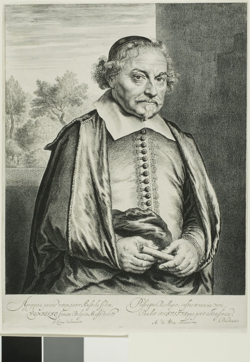 Joost van den Vondel door Jan Lievens