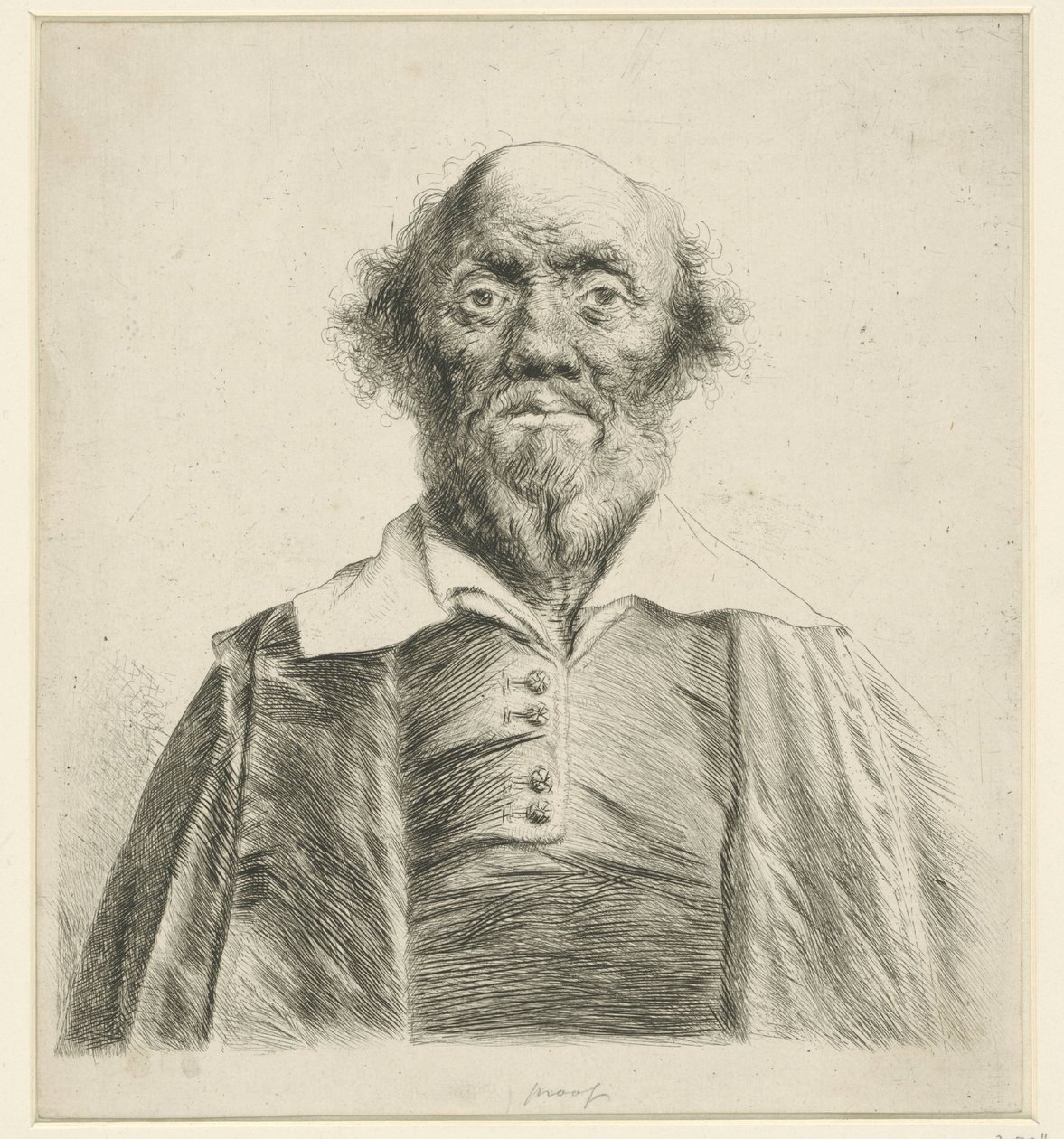 Portret van een oude man door Jan Lievens