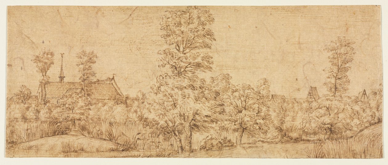 Bomen voor een dorp, derde kwart 17e eeuw door Jan Lievens