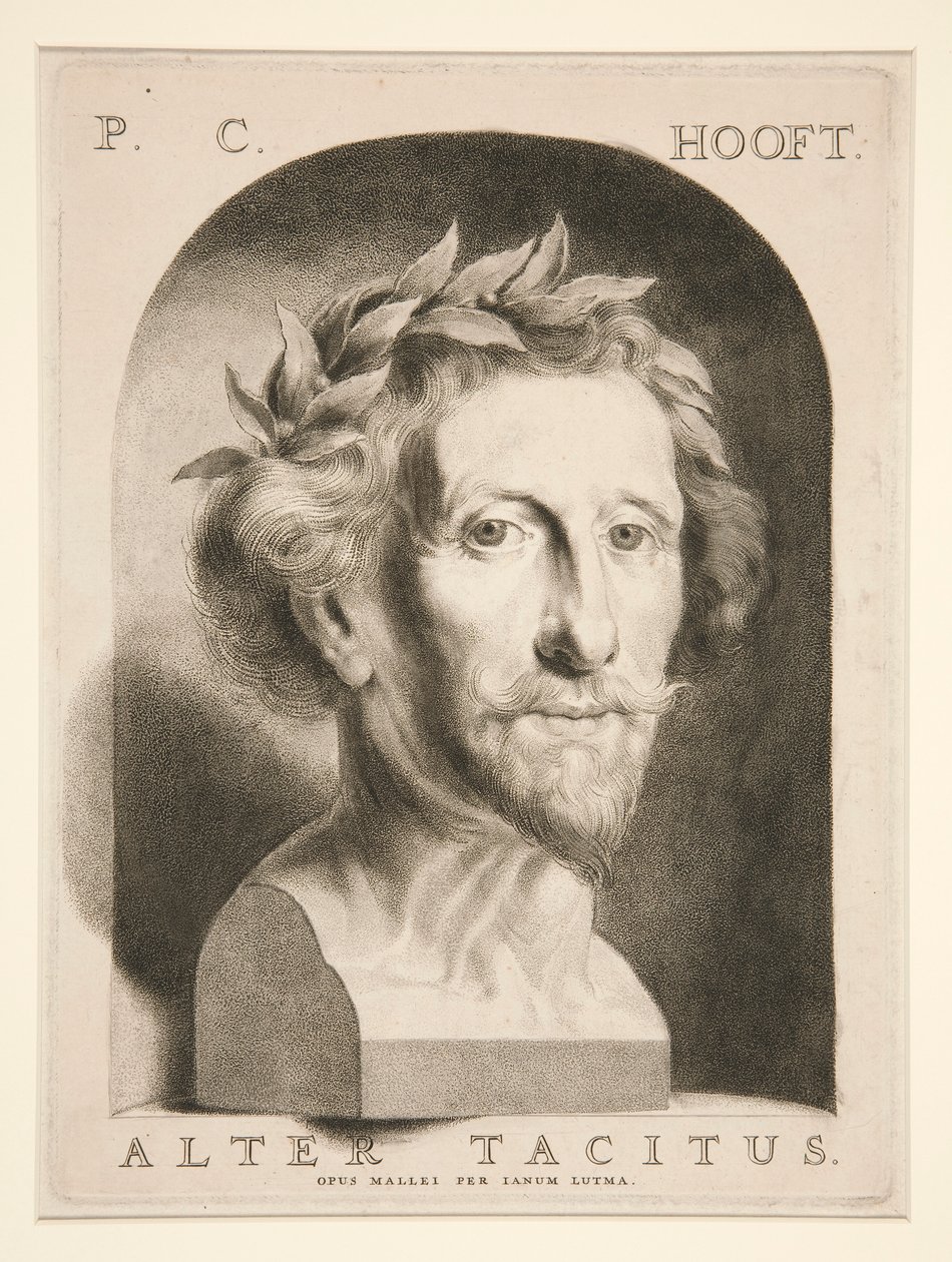 Pieter Cornelisz. Hooft (1581-1647) door Jan Lutma The Younger