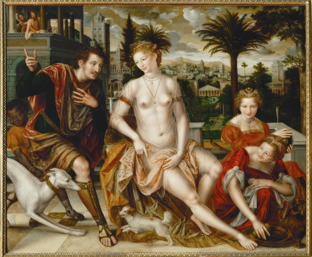 David en Bathseba door Jan Massys