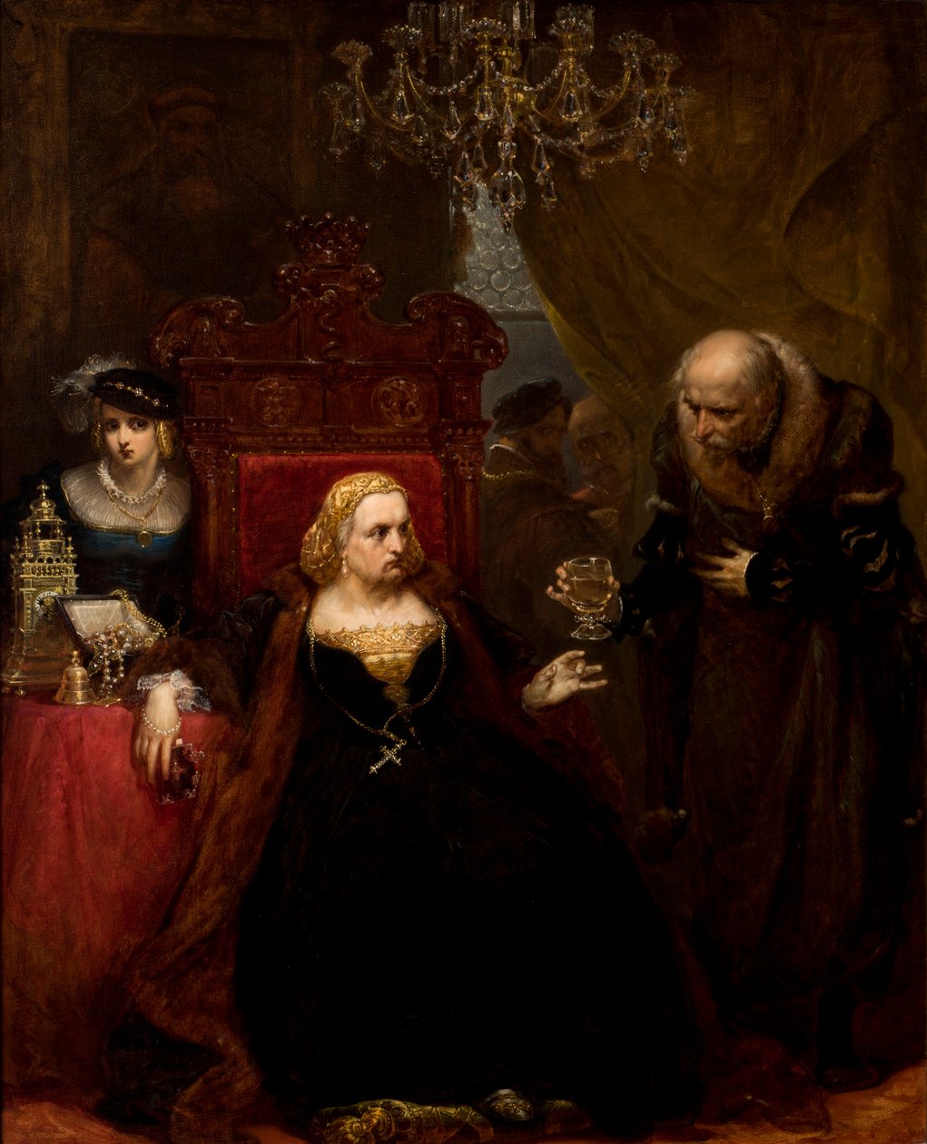 De vergiftiging van koningin Bona door Jan Matejko