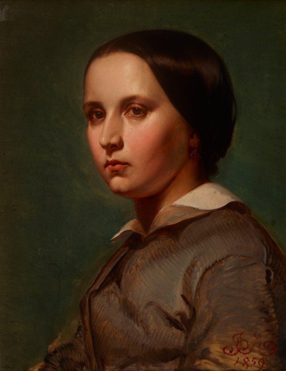 Portret van Maria Matejko door Jan Matejko