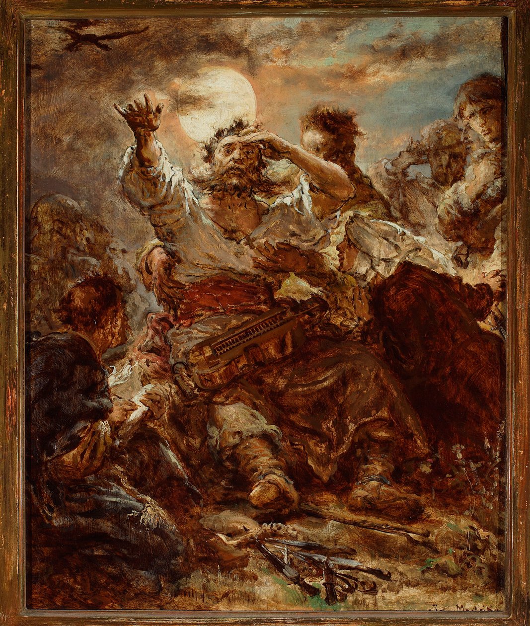 Schets voor het schilderij „Wernyhora“ door Jan Matejko