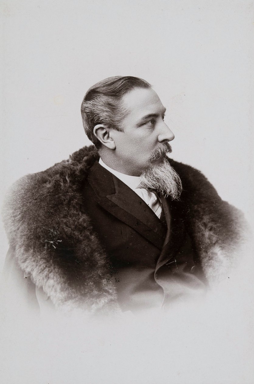 Portret van de Schilder Henryk Siemiradzki door Jan Mieczkowski