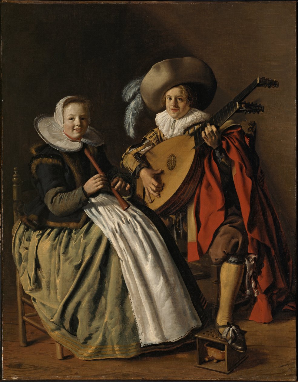 Het Duet, ca.1629 (olieverf op doek) door Jan Miense Molenaer