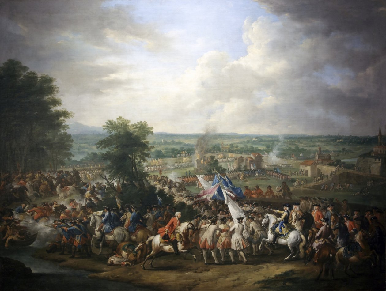 De slag bij Guastalla (2) door Jan Peeter Verdussen