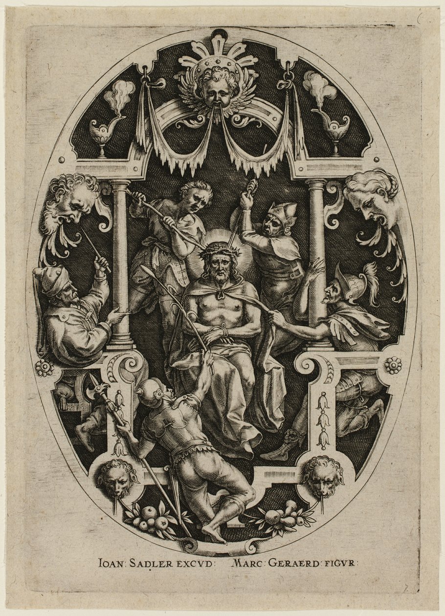 Doornenkroning, uit de Passie van Christus door Jan Sadeler I