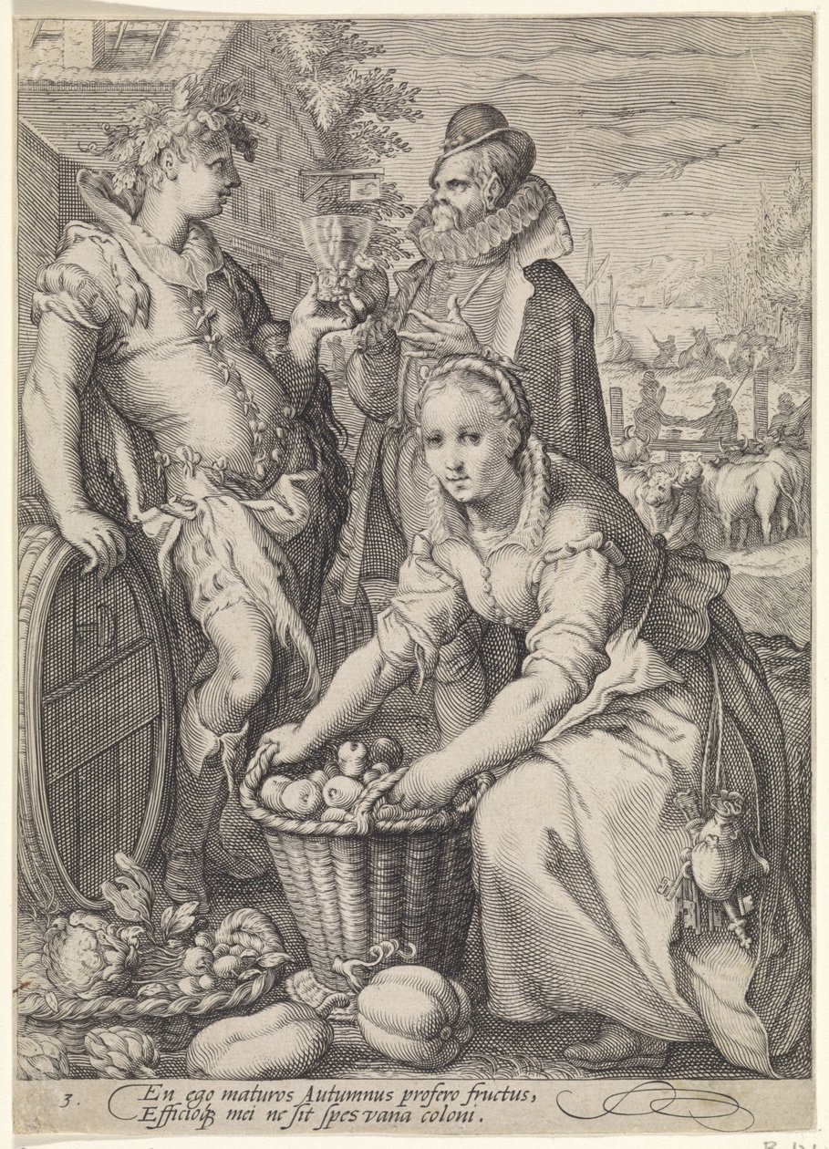 Herfst door Jan Saenredam