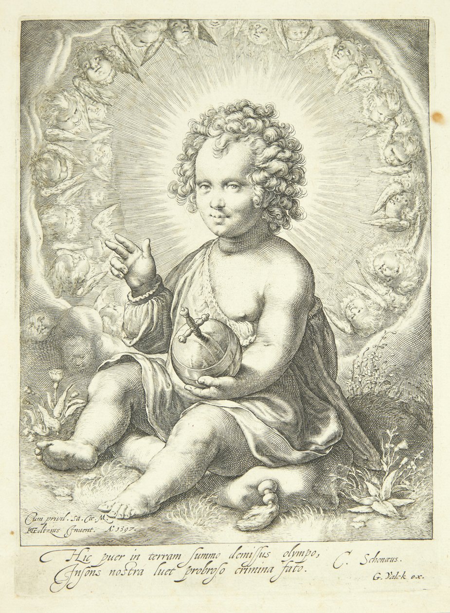 Salvator Mundi door Jan Saenredam