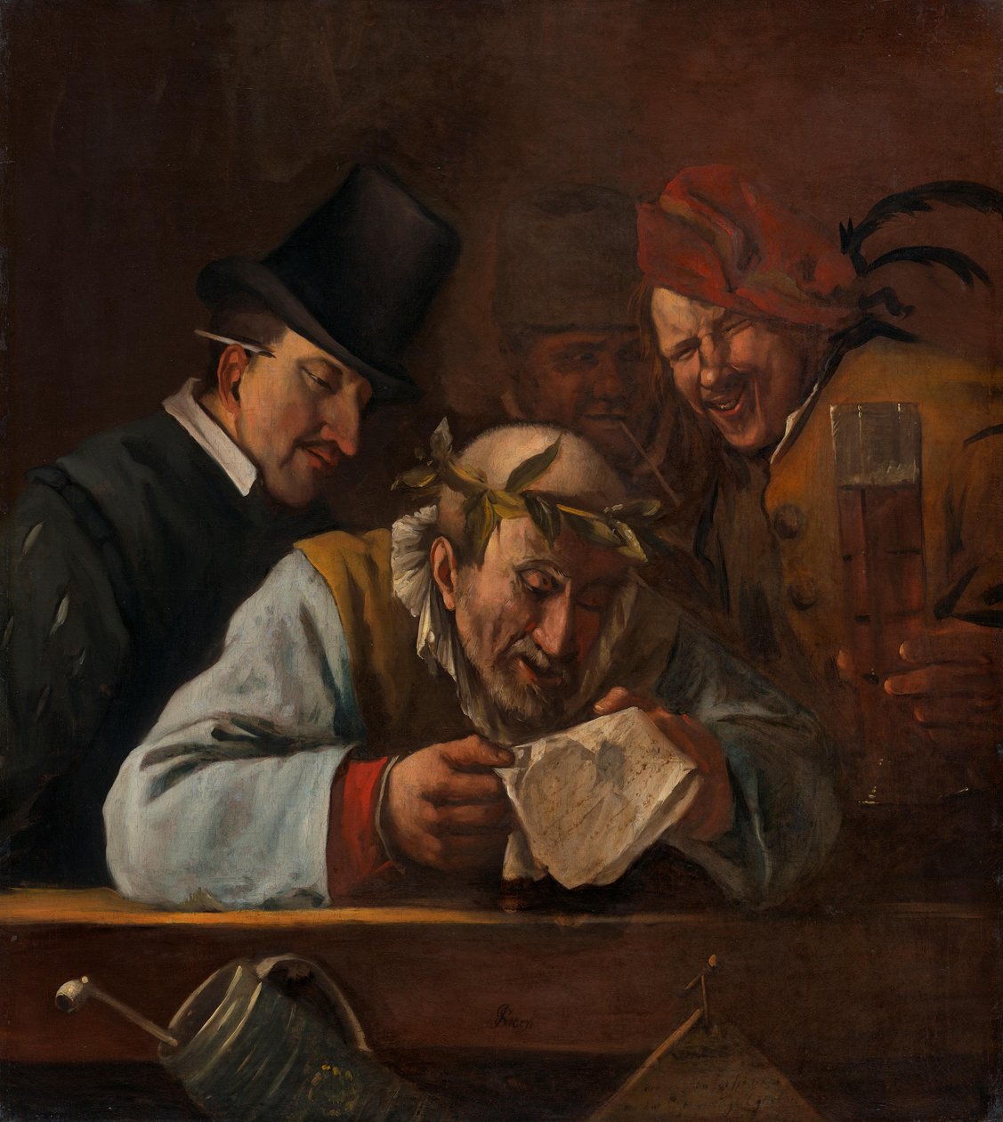 De „Rederijker“ door Jan Steen