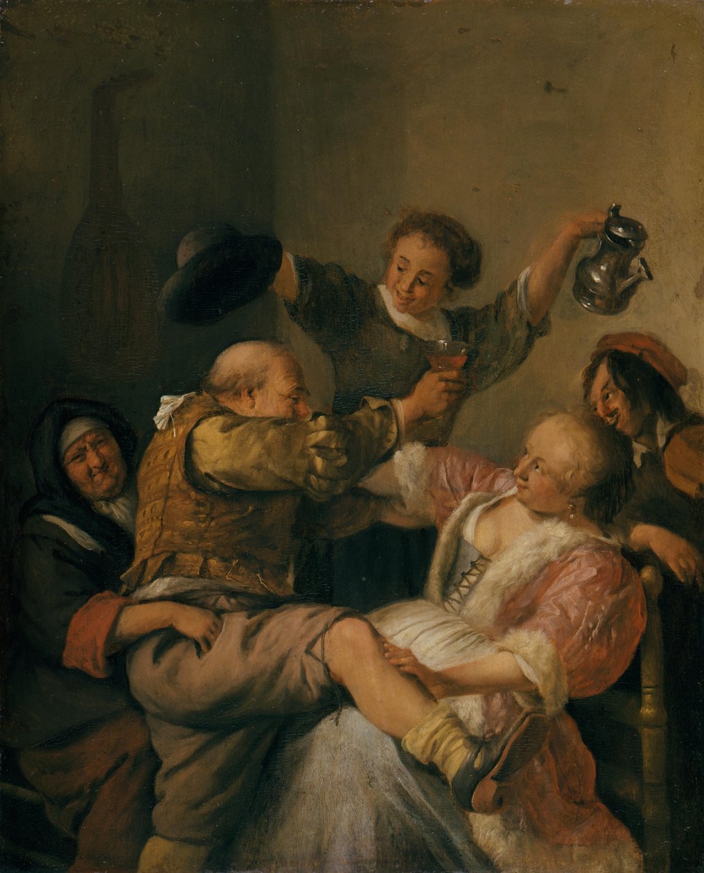 Lockere Gesellschaft door Jan Steen