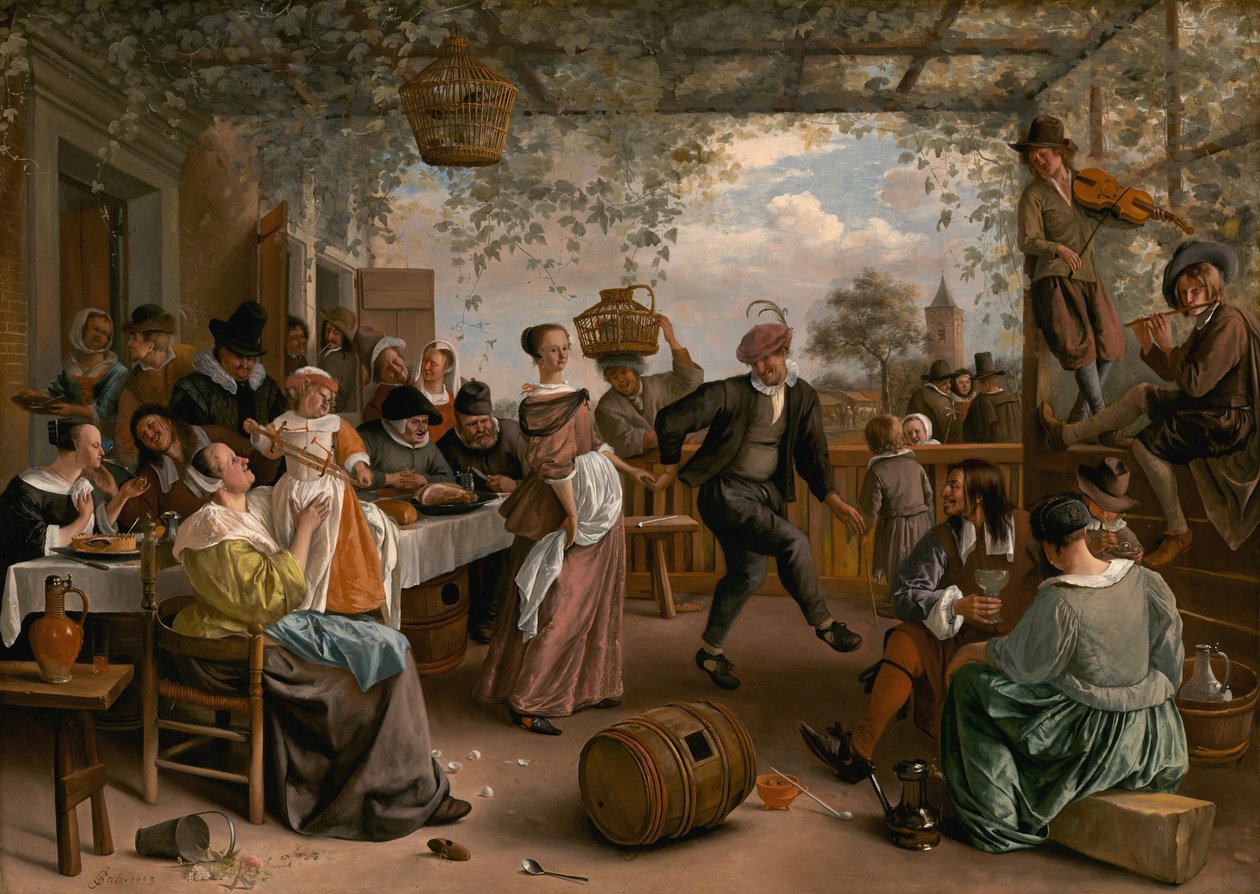 Het Dansende Paar door Jan Steen