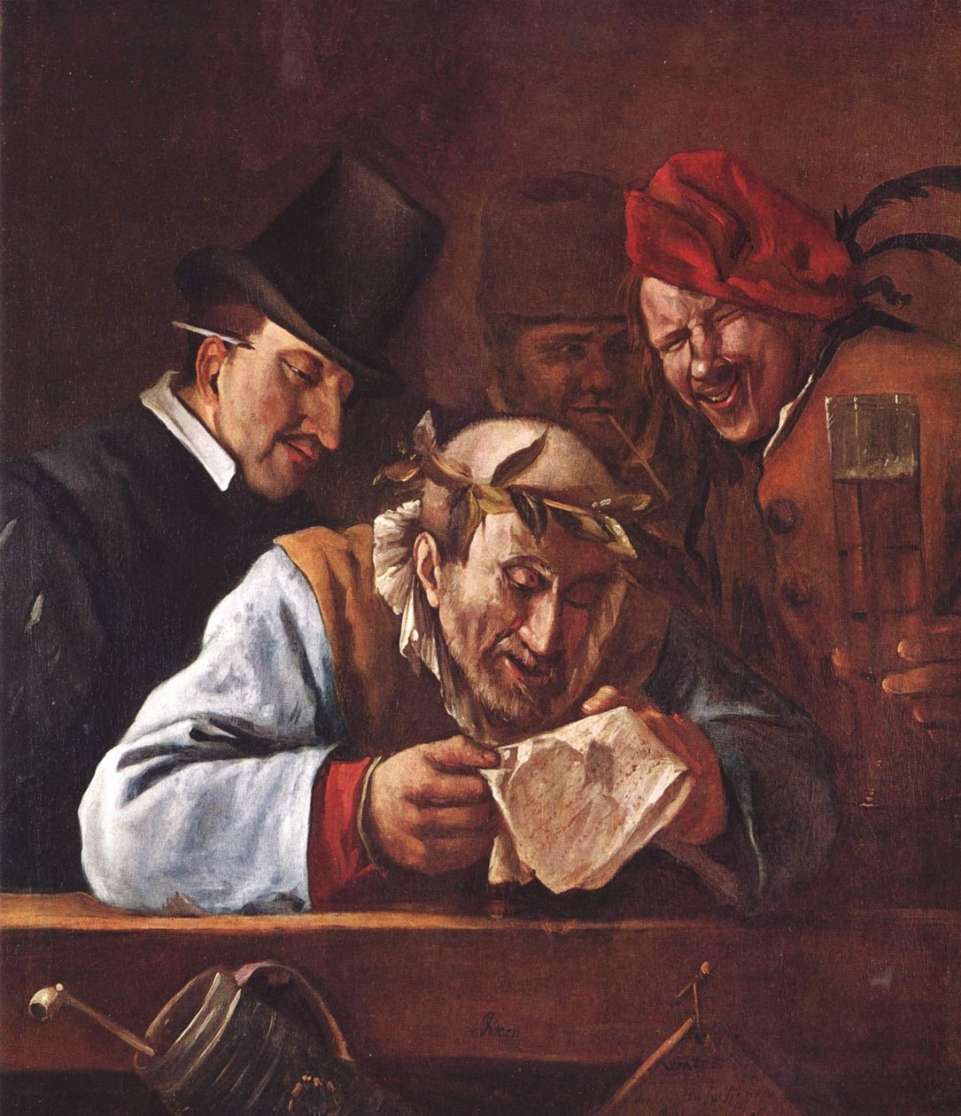 De rederijkers door Jan Steen