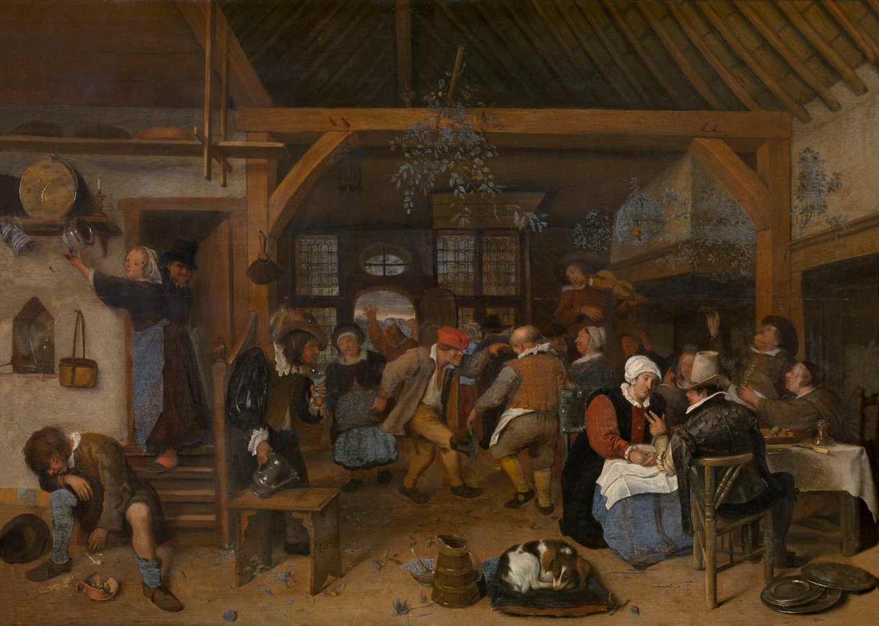 Het bruiloftsfeest door Jan Steen