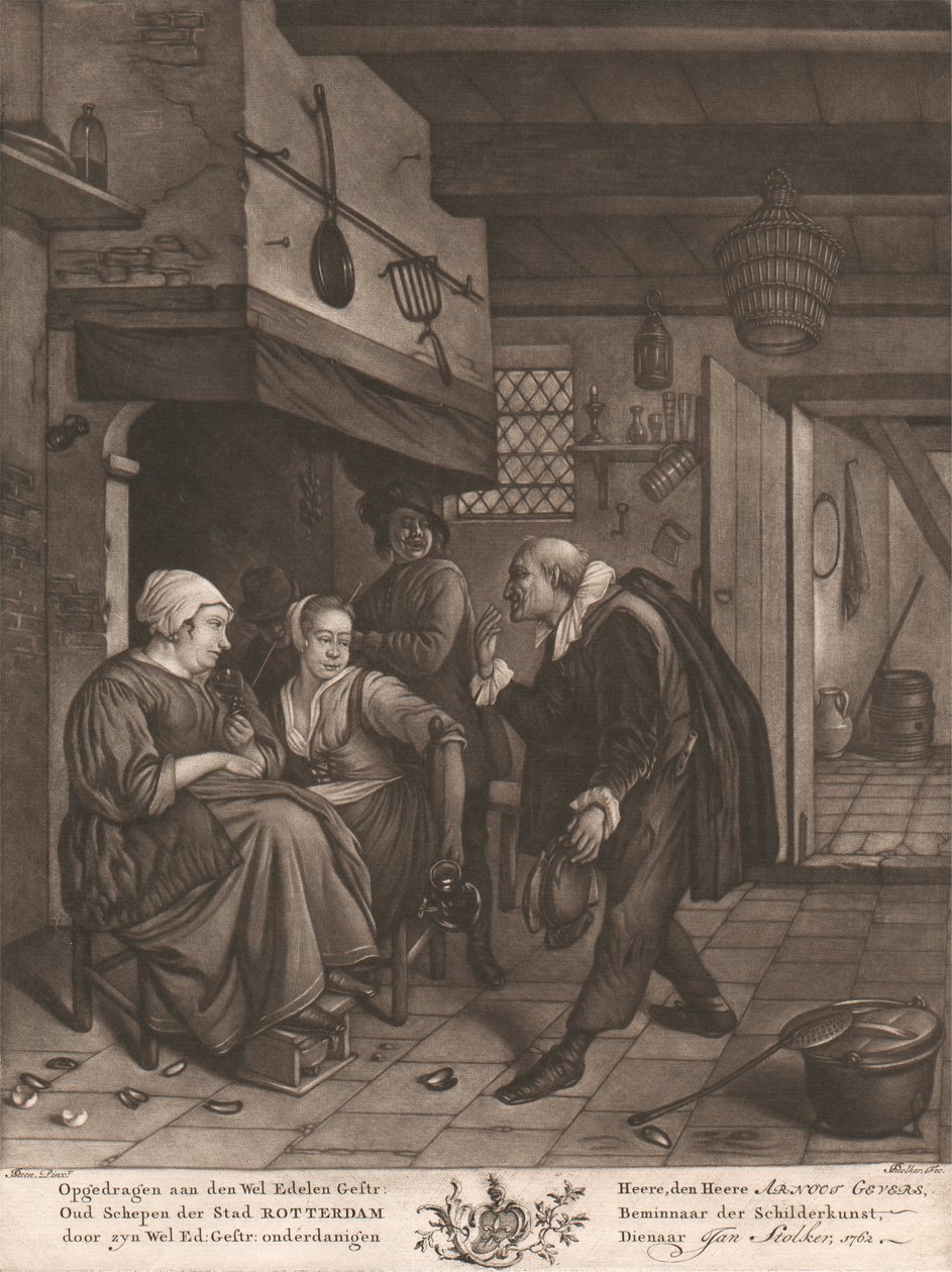 Nederlands interieur keukenscène door Jan Stolker
